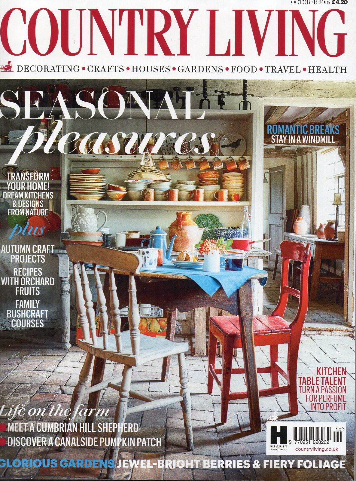 Our Sissinghurst Set is Featured in Country Living!